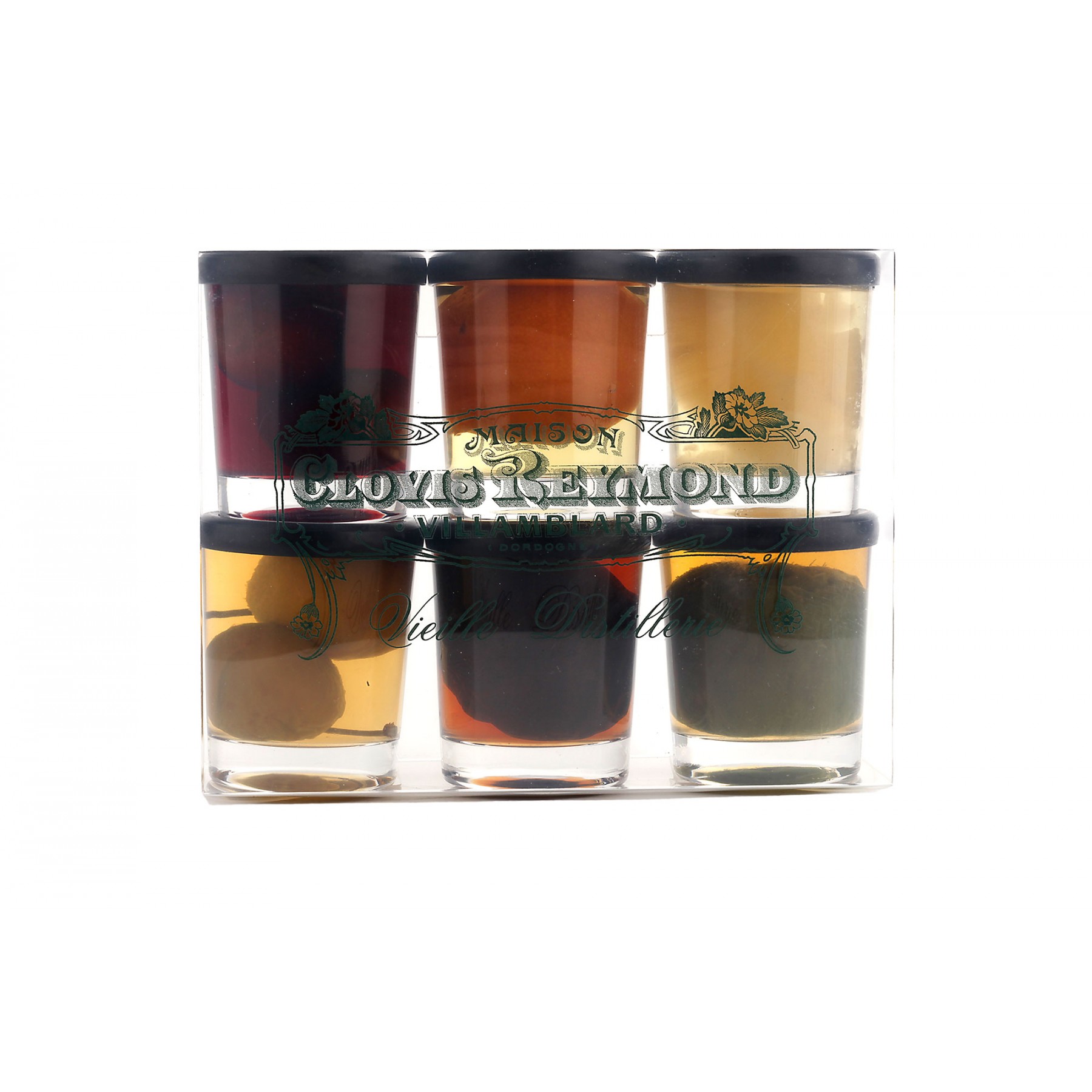 Coffret 6 Petits Verres Fruits